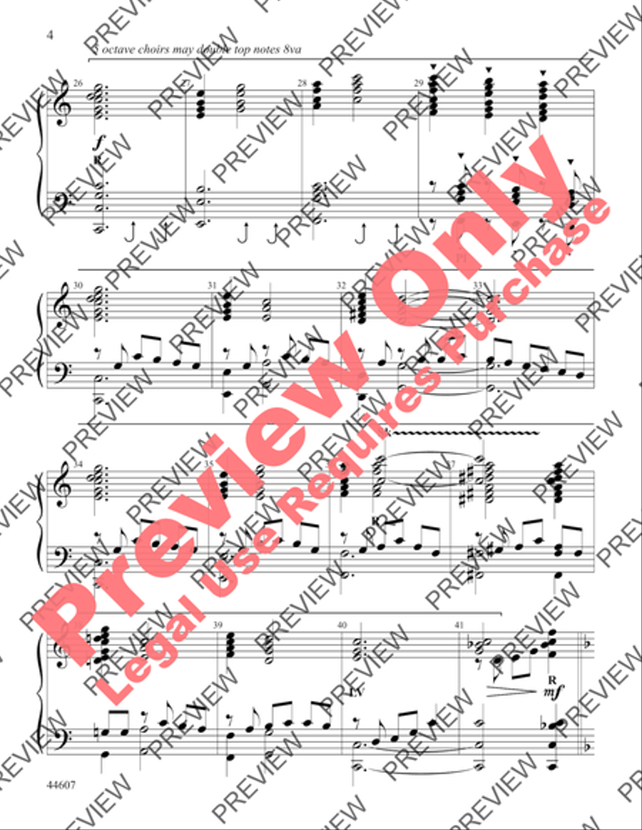 Oh, How Jesus Loves Me Oh, How Jesus Loves Me Handbell Choir scores gallery preview page 4