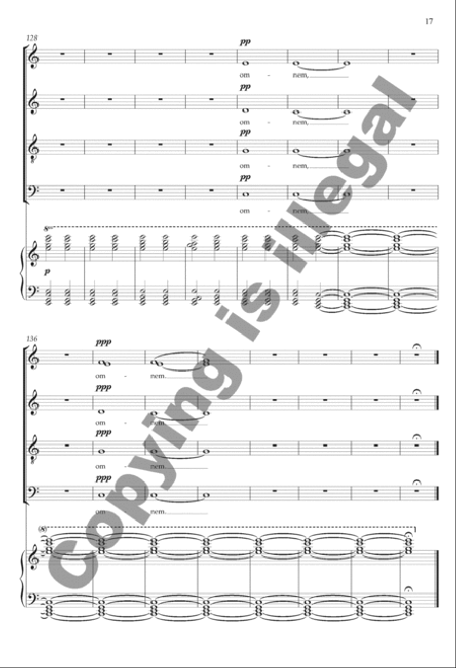 Suscipe, Domine 4-Part scores gallery preview page 14