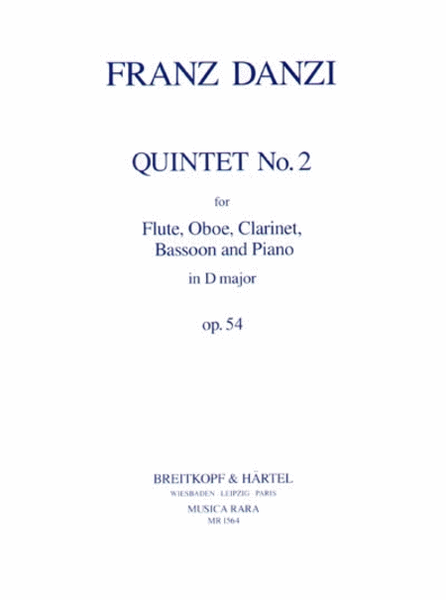 Quintet in D major Op. 54