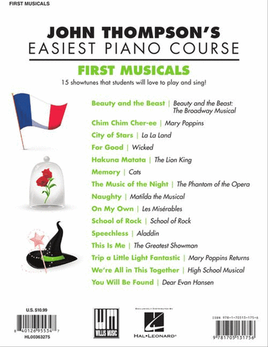 First Musicals Easy Piano scores gallery preview page 7