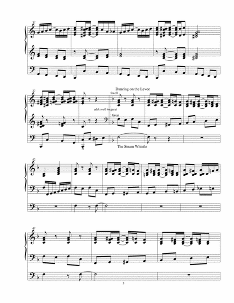The Riverboat - a ragtime composition for organ