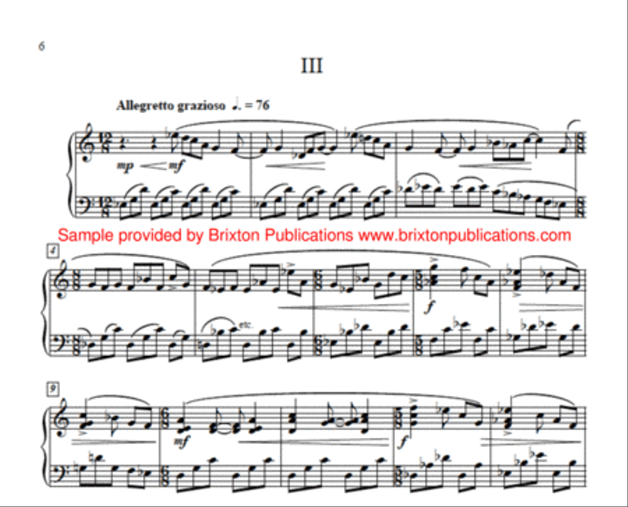 Nine Bagatelles Nine Bagatelles Piano Solo scores gallery preview page 4