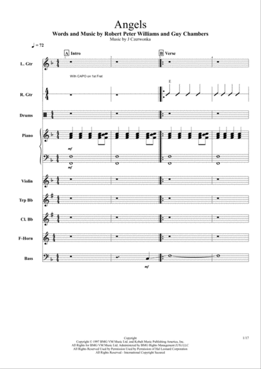 Angels Large Ensemble scores gallery preview page 1