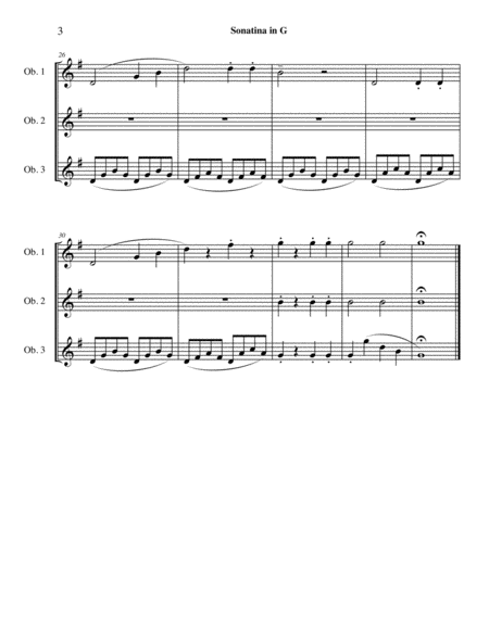 Oboe Trios for Intermediate Players image number null