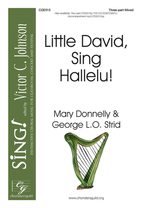 Book cover for Little David, Sing Hallelu! - Three-part Mixed