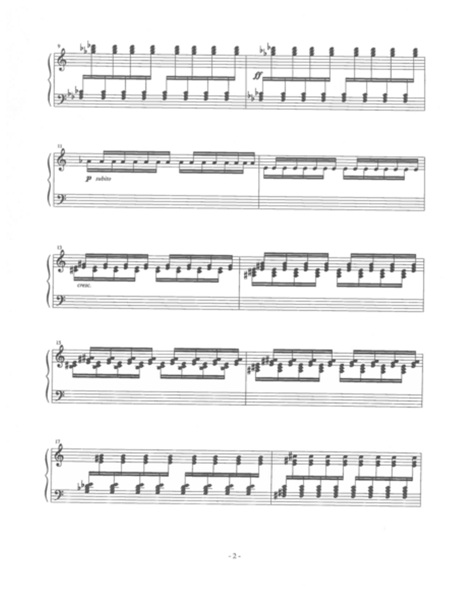 Bariloche Piano Solo scores gallery preview page 4