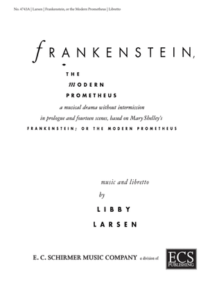 Frankenstein: The Modern Prometheus (Downloadable Libretto)