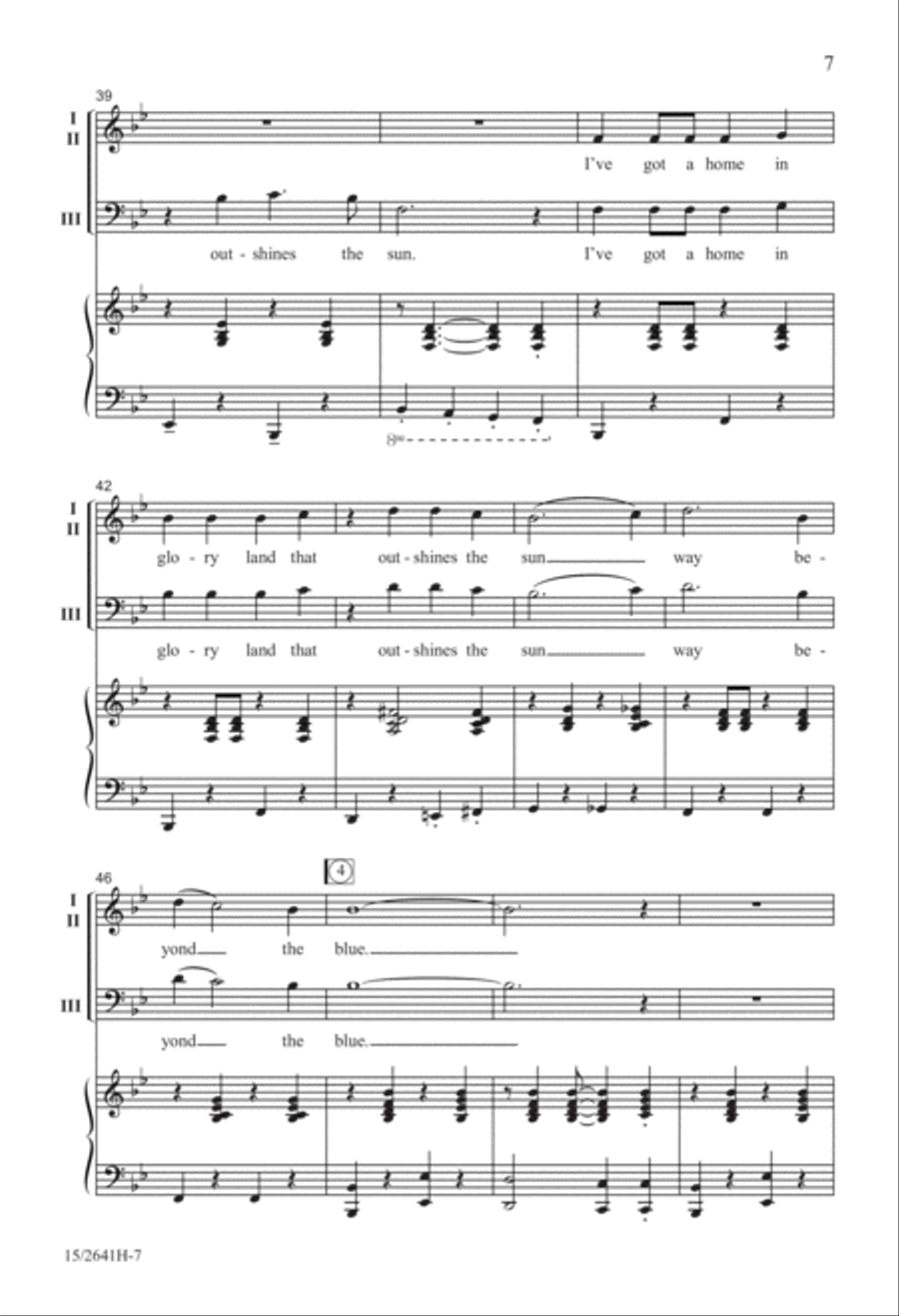Do Lord/This Little Light of Mine 3-Part scores gallery preview page 8