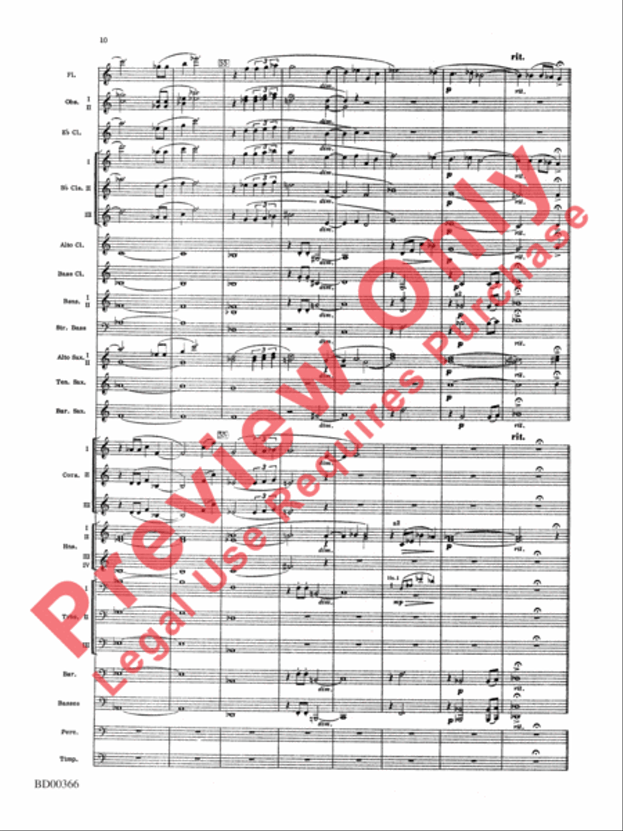 Rhythm of the Winds Concert Band scores gallery preview page 11