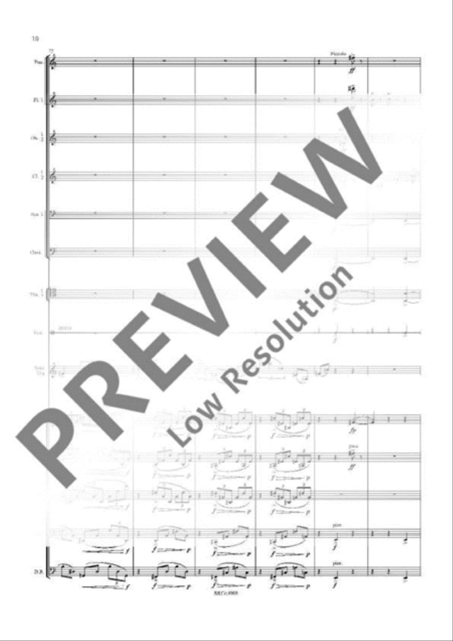 Violin Concerto Orchestra scores gallery preview page 12