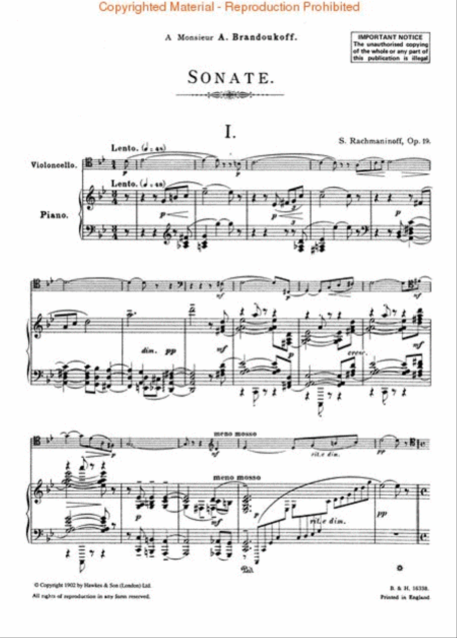 Sonata in G minor, Op. 19 Piano Accompaniment scores gallery preview page 4