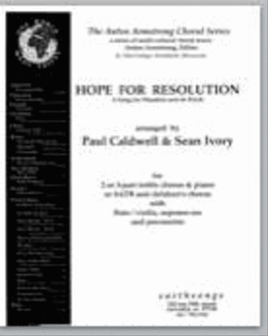 hope for resolution 4-Part scores gallery preview page 1