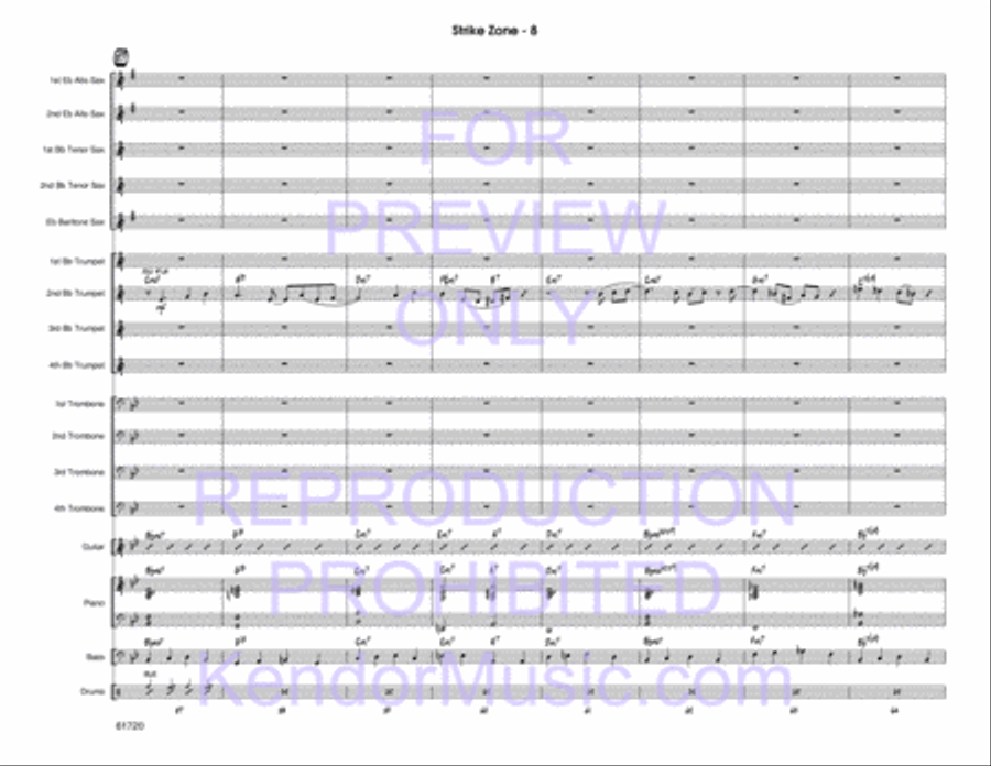 Strike Zone Strike Zone Jazz Ensemble scores gallery preview page 9