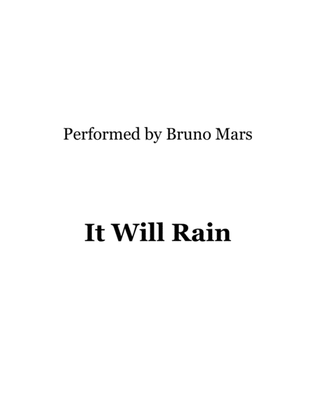 Book cover for It Will Rain