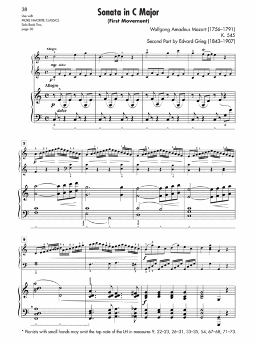 More Favorite Classics, Book 2 Piano Solo scores gallery preview page 2