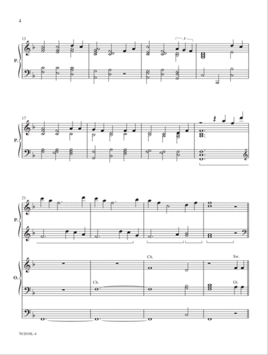 Holy Manna Organ scores gallery preview page 4