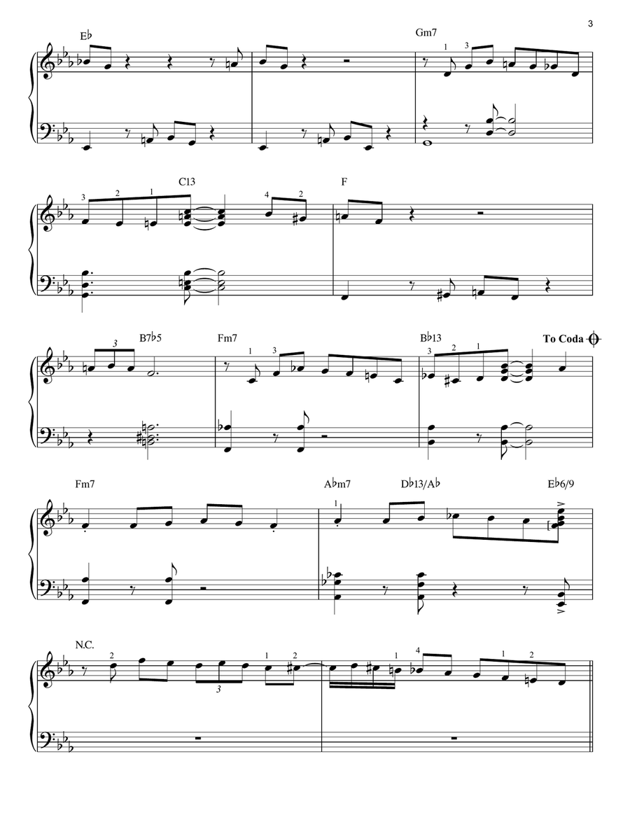 Groovin' High Groovin' High Piano Solo scores gallery preview page 3