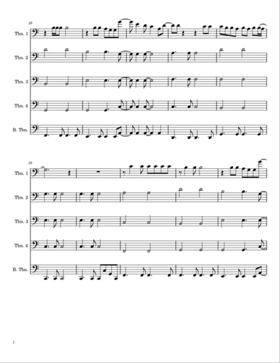 Saturn Brass Ensemble scores gallery preview page 2