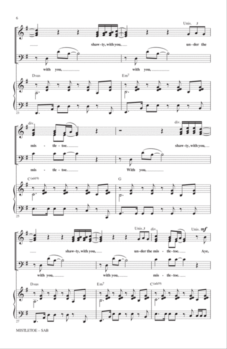 Mistletoe Mistletoe 3-Part scores gallery preview page 5