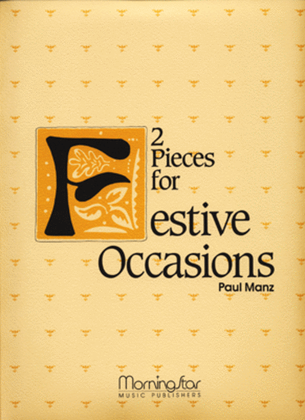 Book cover for Two Pieces for Festive Occasions