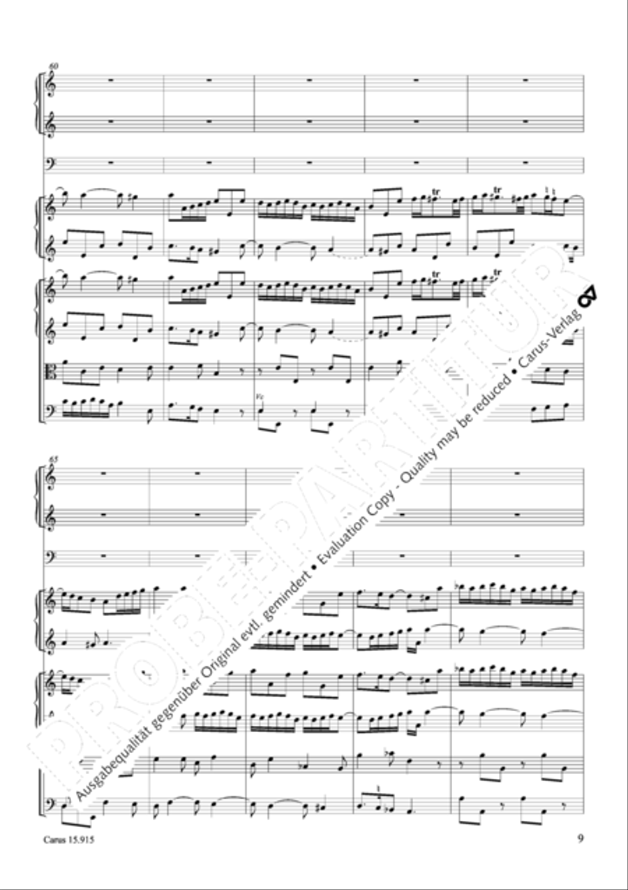 Suite in C minor Oboe scores gallery preview page 10