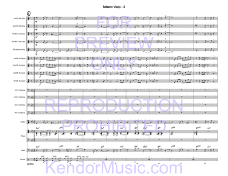 Salsero Viejo Jazz Ensemble scores gallery preview page 3