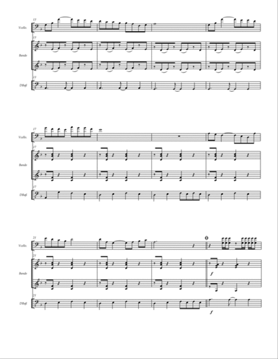 Triptic Dances Small Ensemble scores gallery preview page 4