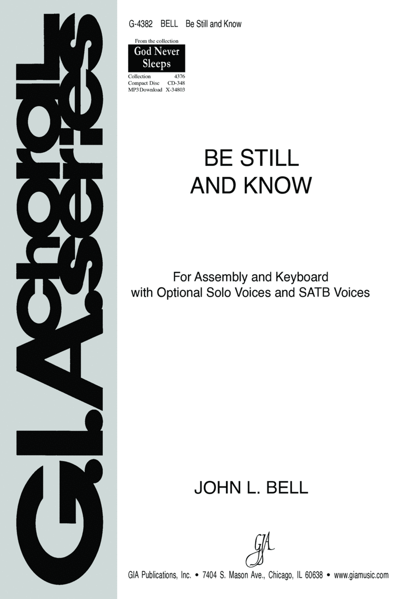 Be Still and Know | Download Edition image number null