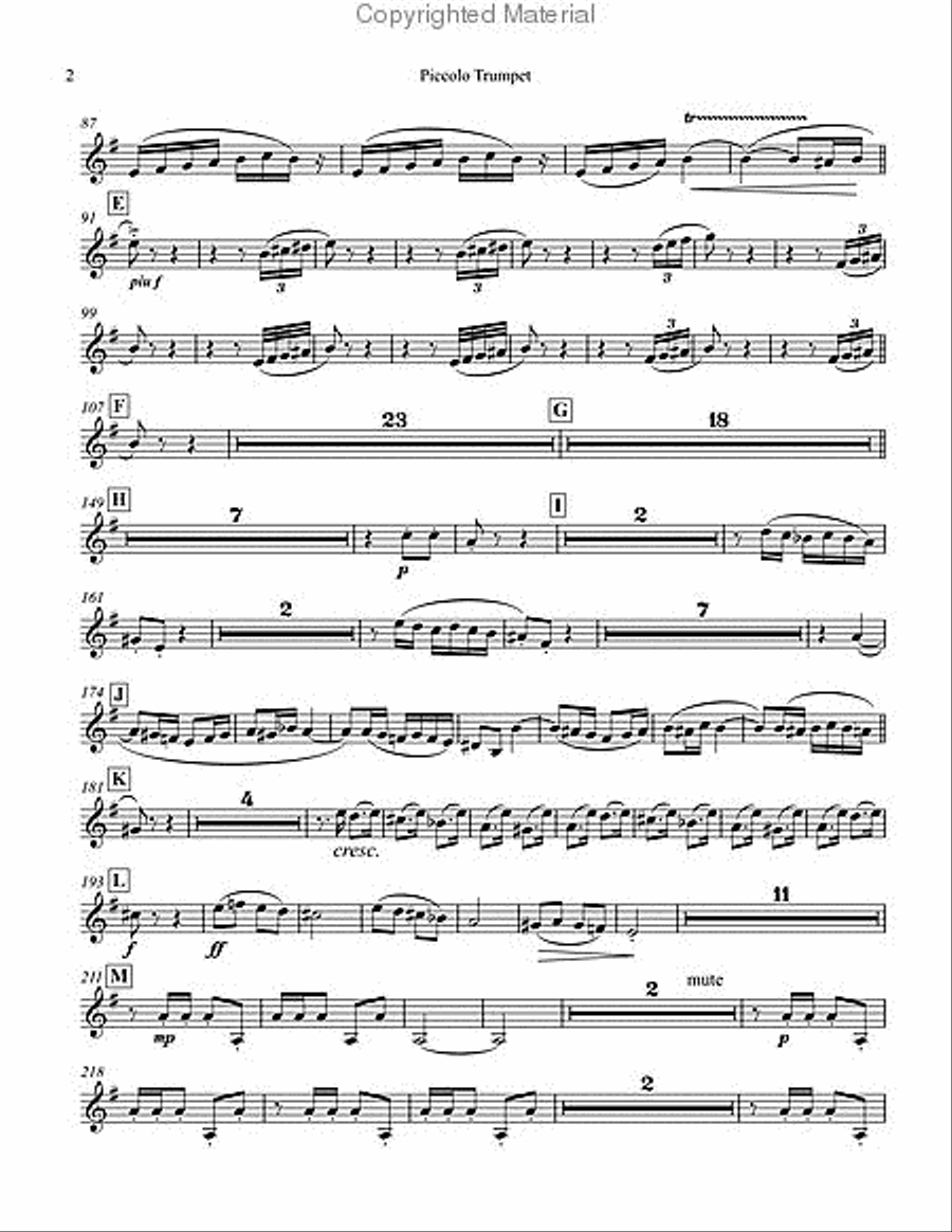 Danse Bachanale for Brass Choir with Timpani & Percussion Score scores gallery preview page 16