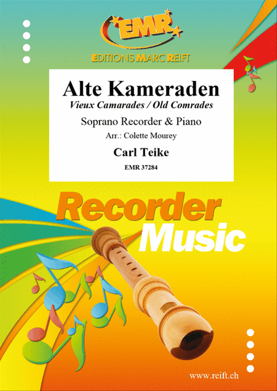 Alte Kameraden Soprano Recorder scores gallery preview page 1