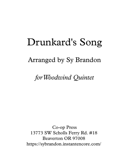 Drunkard's Song for Woodwind Quintet image number null