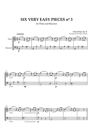 Six Very Easy Pieces nº 3 (Andante) - Flute and Bassoon