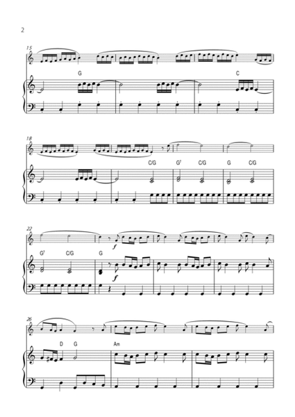 "Spring" (La Primavera) by Vivaldi - Easy version for OBOE & PIANO image number null