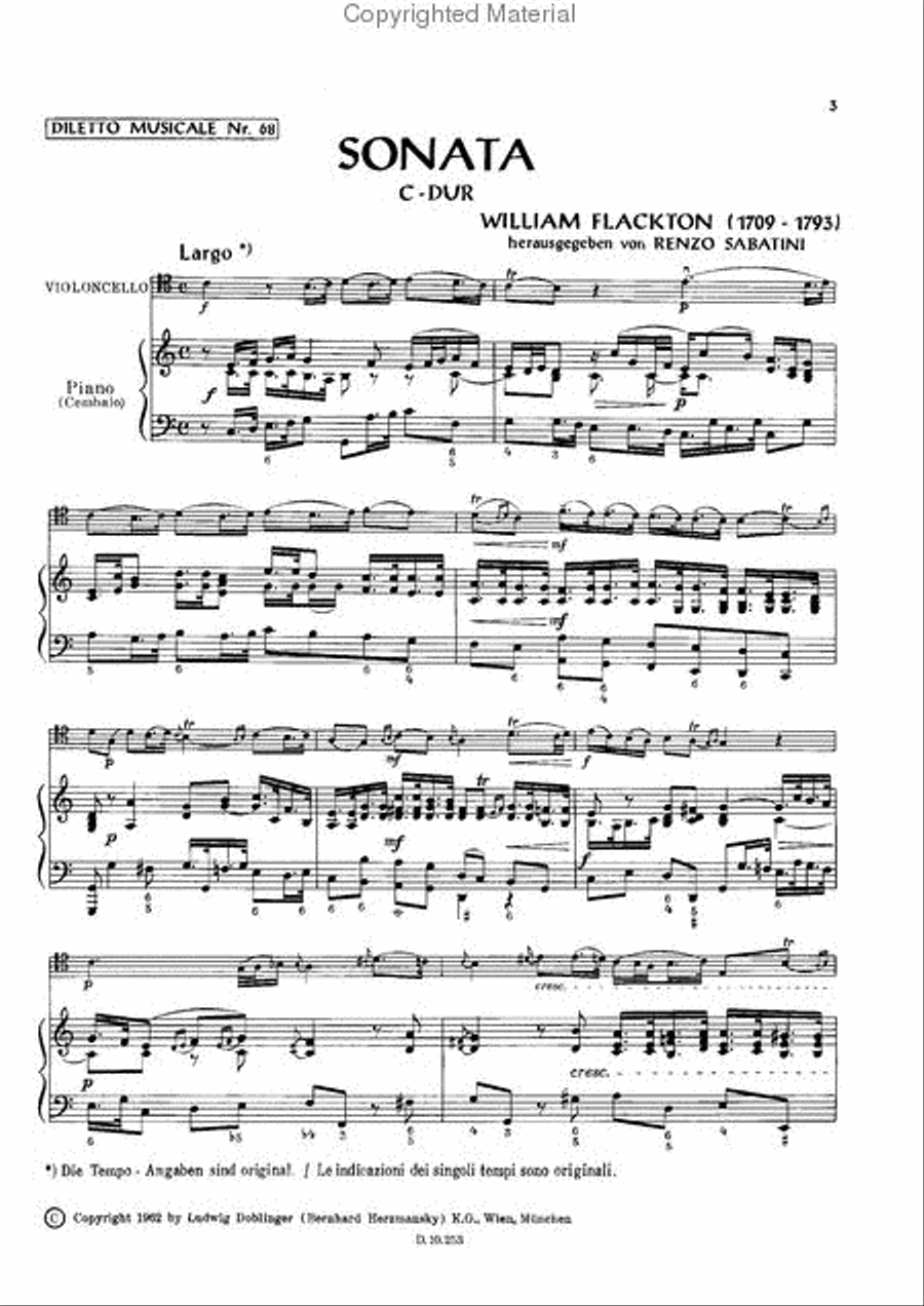 1. Sonate C-Dur 1. Sonate C-Dur School and Community scores gallery preview page 2