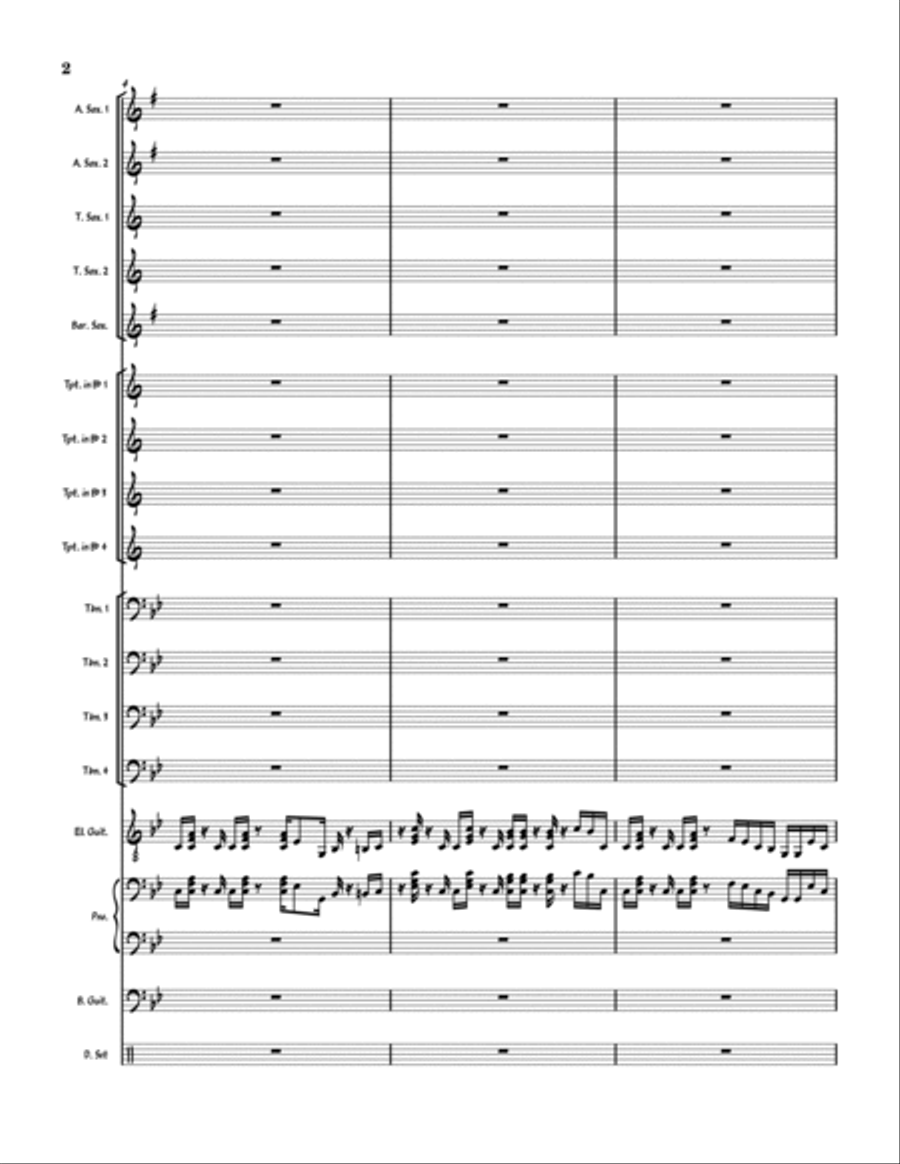 Coney Bear Jazz Ensemble scores gallery preview page 3