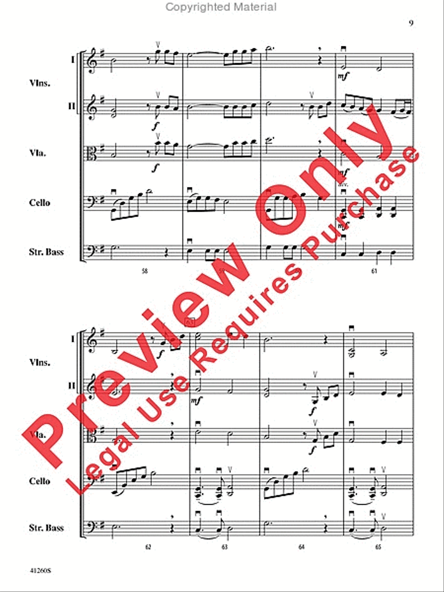 Flight String Orchestra scores gallery preview page 9