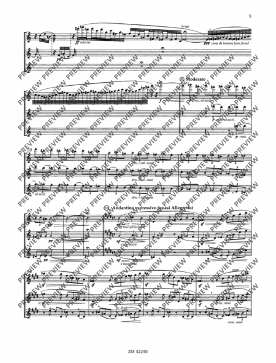 I tre virtuosi Flute Trio scores gallery preview page 10