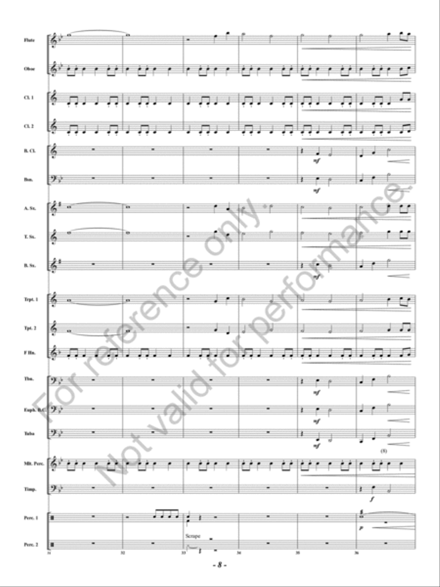 Firebolt Concert Band scores gallery preview page 9