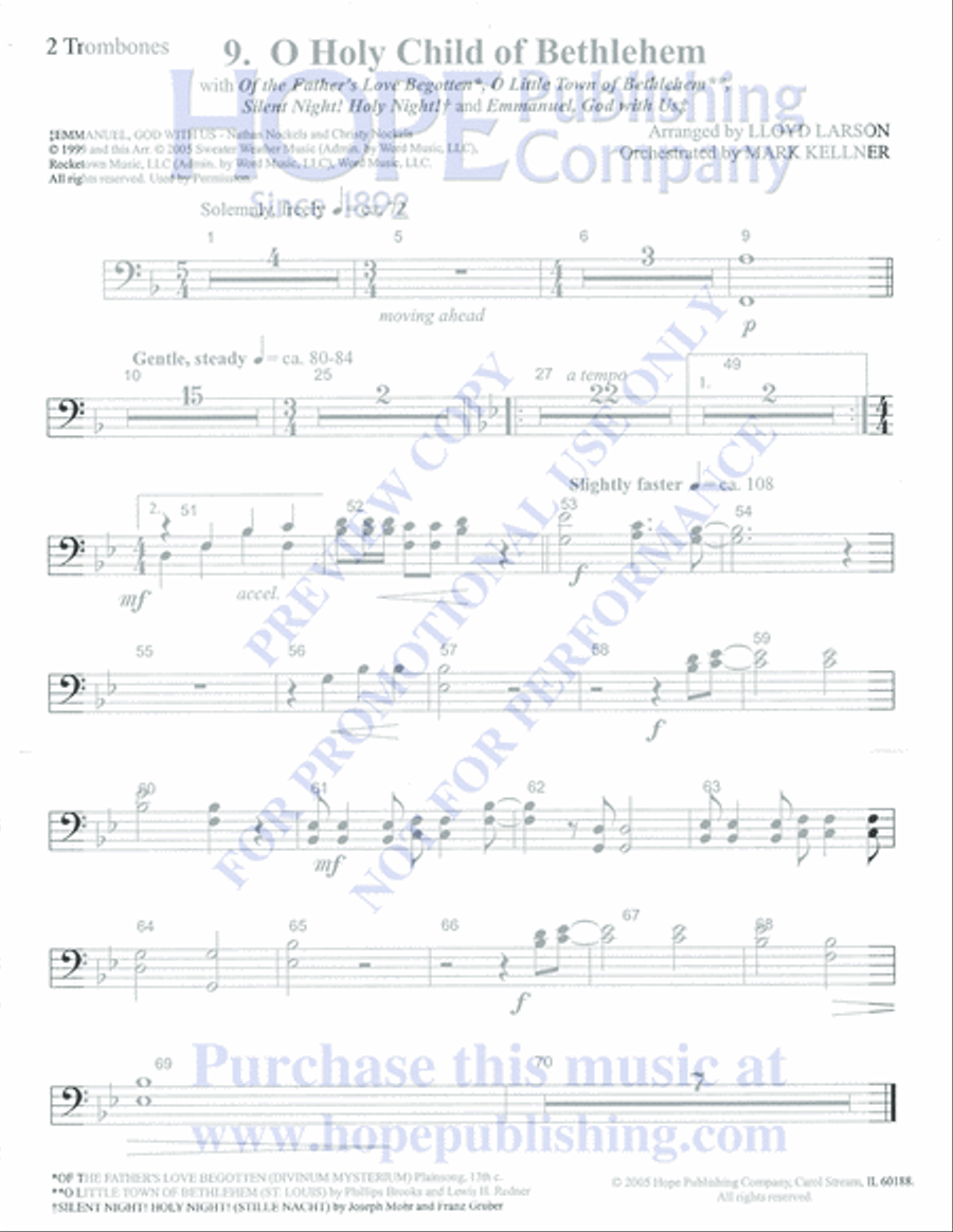 Emmanuel Emmanuel Orchestra scores gallery preview page 259