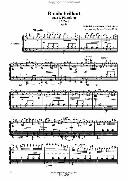 Rondo brillant pour le Pianoforte D-Dur op. 79