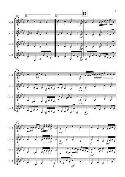 Rule, Britannia! for Clarinet Quartet image number null