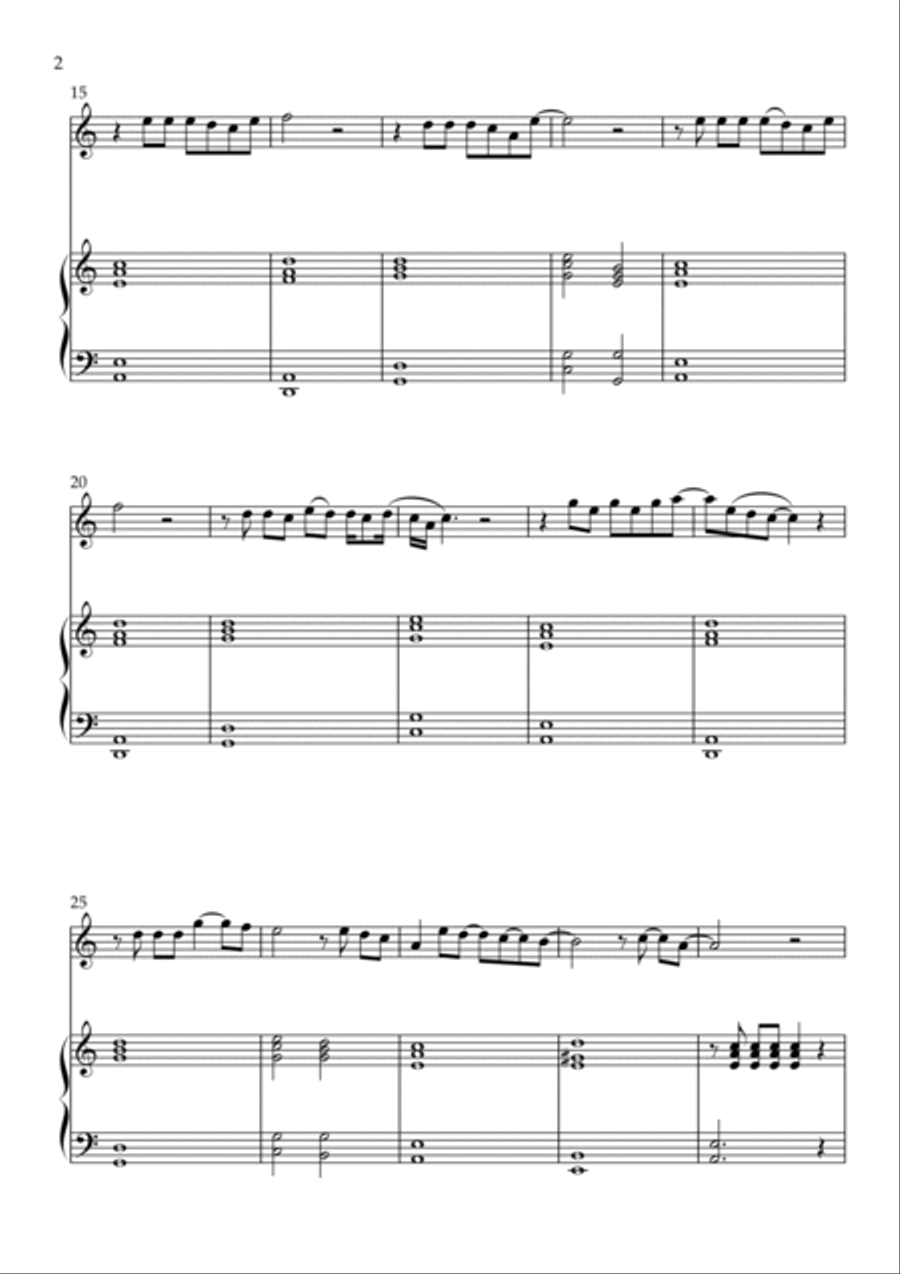 Flowers Flute scores gallery preview page 2
