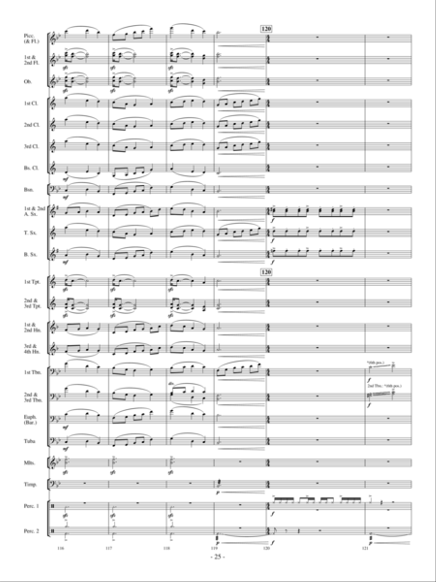 Sensei's Ride On The Cherry Blossom Express Concert Band scores gallery preview page 24