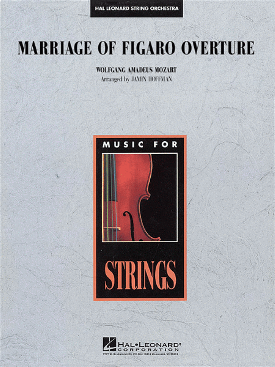 Marriage of Figaro Overture String Orchestra scores gallery preview page 1