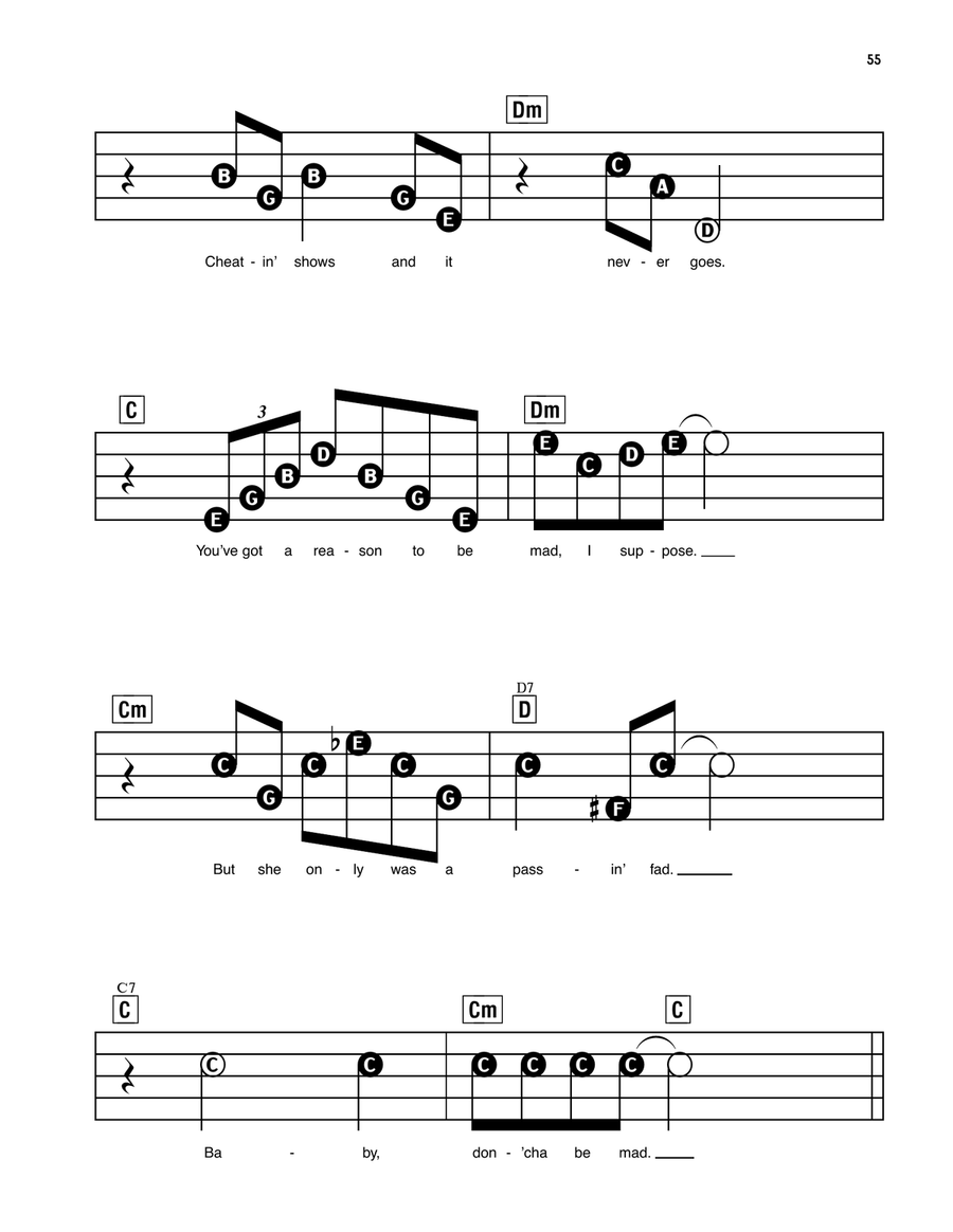Don'cha Go 'Way Mad Electronic Keyboard scores gallery preview page 2