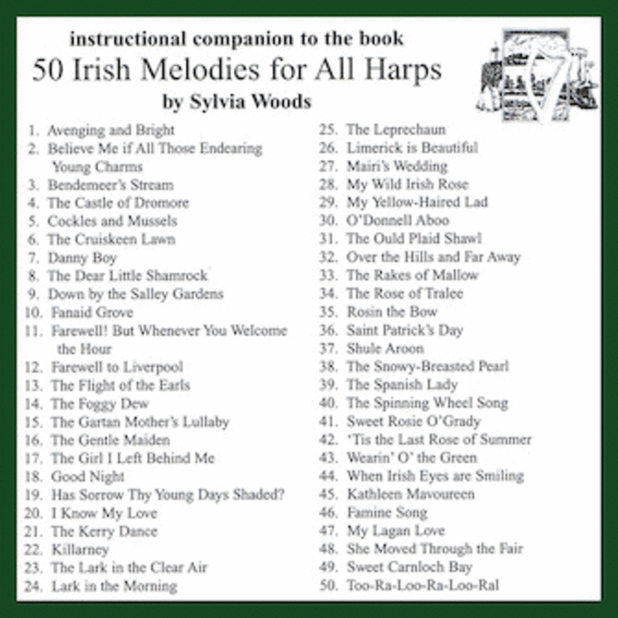 50 Irish Melodies for All Harps