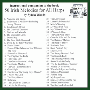 Book cover for 50 Irish Melodies for All Harps