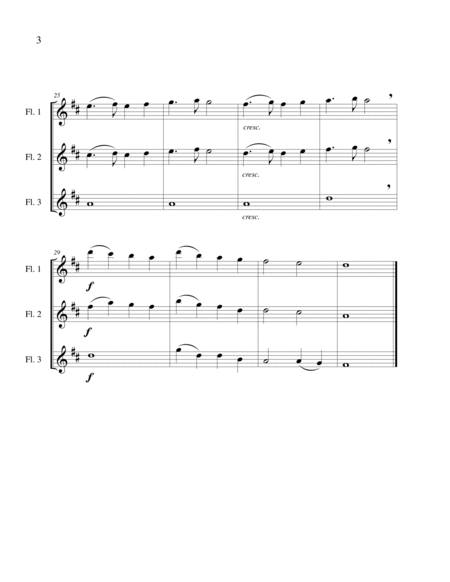 O How Joyfully - Flute Trio image number null