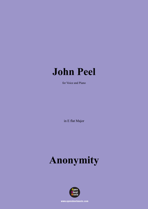 Anonymous-John Peel,in E flat Major