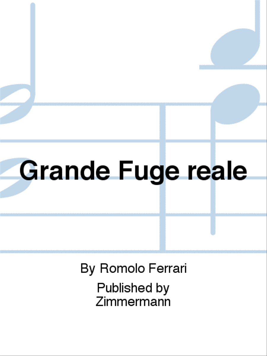 Grande Fuge reale Grande Fuge reale Guitar scores gallery preview page 1